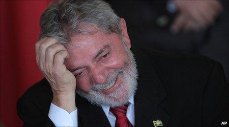 Brazilian President Lula da Silva in May 2010
