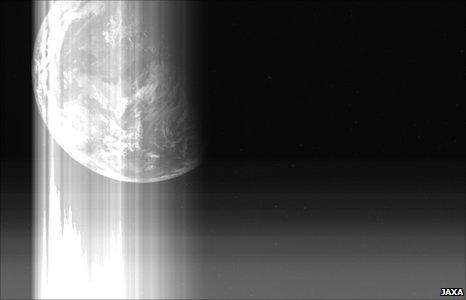 Hayabusa's final view of Earth