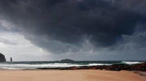 Peter Green took this image of Sandwood Bay during his farewell tour of Scotland