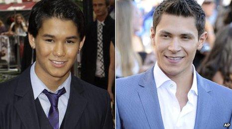 Booboo Stewart and Alex Meraz