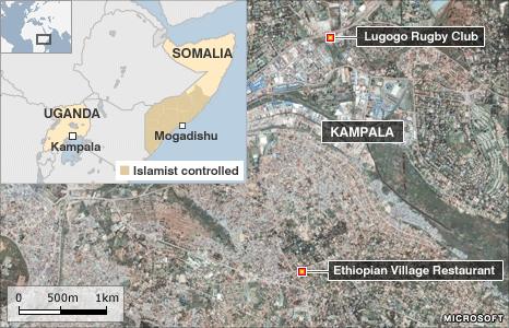 Map of Kampala