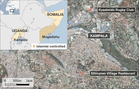 Map of Kampala