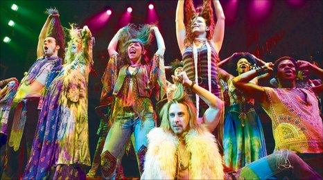 The cast of Hair, photo courtesy of Michael Le Poer Trench