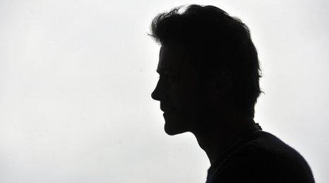 Silhouette of a man