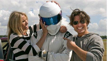 Cameron Diaz, The Stig and Tom Cruise