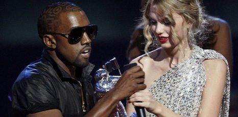 Kanye West and Taylor Swift