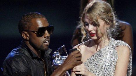 Kanye West and Taylor Swift