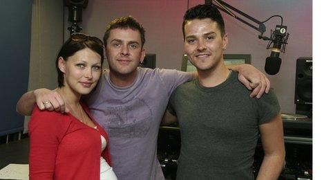 Emma Griffiths, Scott Mills and Matt Willis