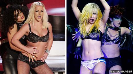 Britney Spears and Lady Gaga