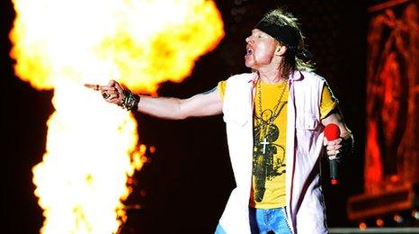 Guns N' Roses singer Axl Rose