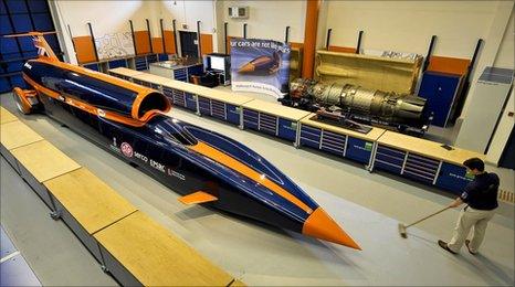 Bloodhound on display