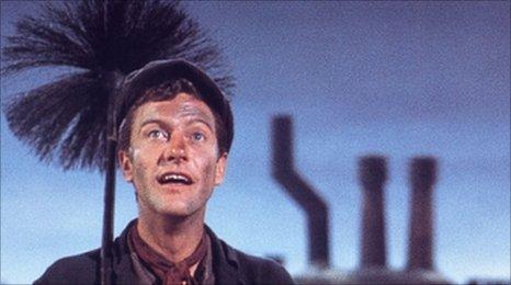 Dick Van Dyke in Mary Poppins