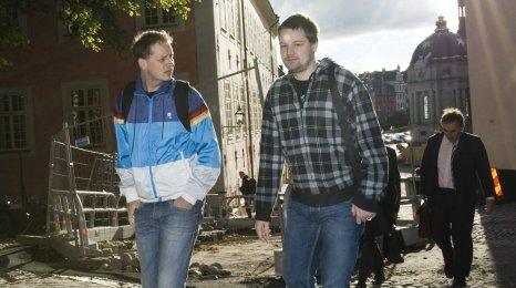 Peter Sunde and Fredrik Neij