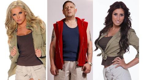 Kayla Collins, Shaun Ryder and Stacey Solomon