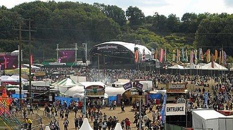 Bestival arena