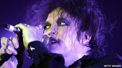 Robert Smith from The Cure