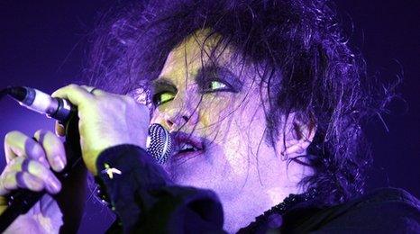 Robert Smith from The Cure