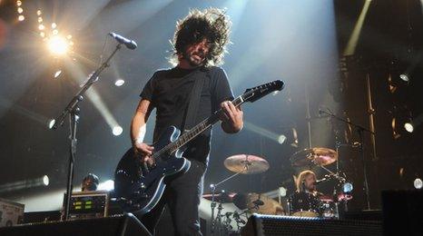 Dave Grohl from Foo Fighters