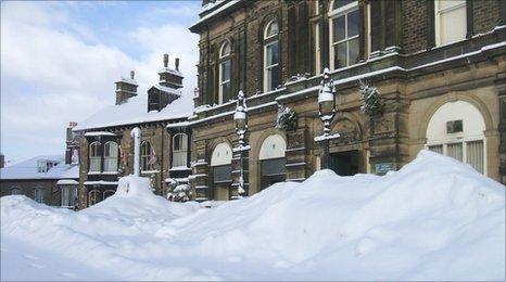 Buxton in the snow