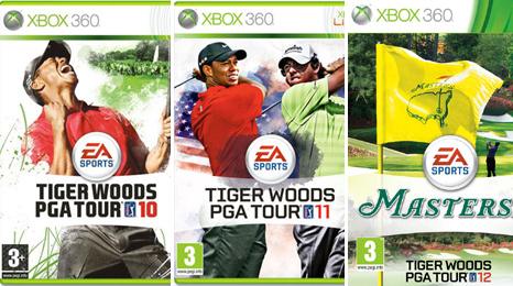 Tiger Woods video games covers