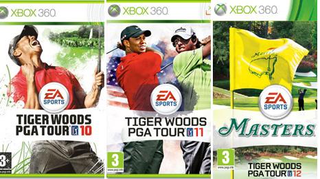 Tiger Woods video games covers