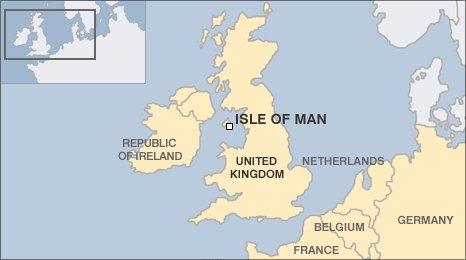 The Isle of Man's position in Europe