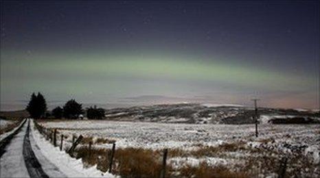 Picture of Aurora Borealis taken by Martin McKenna.