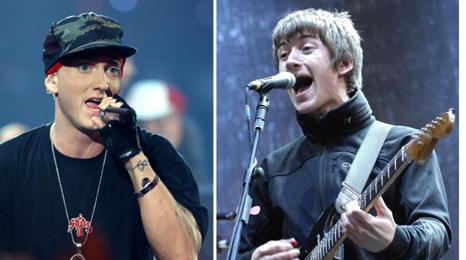 Eminem and Alex Turner from Arctic Monkeys