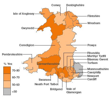 Results map