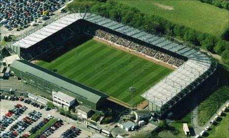 Plymouth Argyle's Home Park stadium