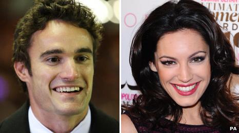 Thom Evans and Kelly Brook