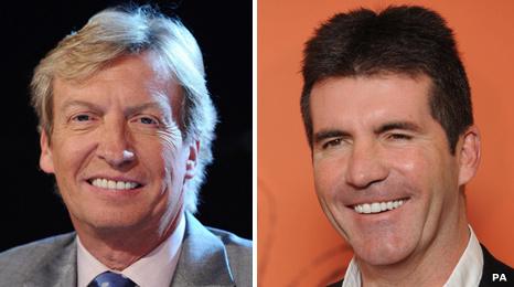 Nigel Lythgoe and Simon Cowell