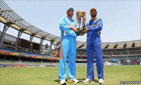 Mahendra Dhoni and Kumar Sangakkara