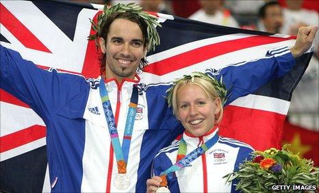 Nathan Robertson (left) and Gail Emms (right)