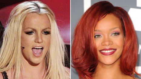 Britney Spears and Rihanna