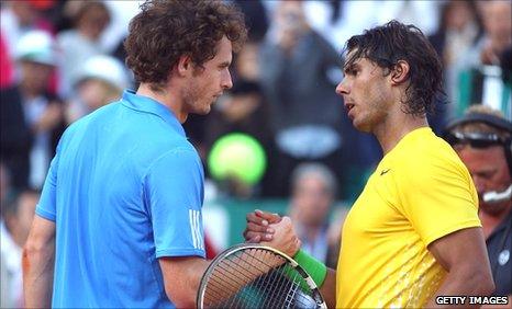 Andy Murray and Rafael Nadal