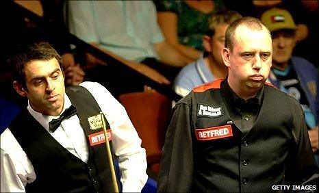 Ronnie O'Sullivan and Mark Williams