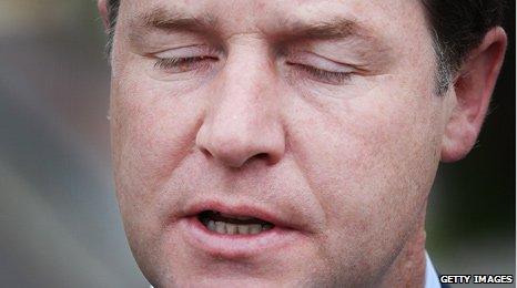 Liberal Democrat leader Nick Clegg