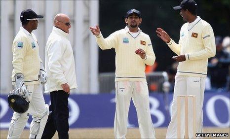 Tillakaratne Dilshan (second right) was named Sri Lanka captain in April