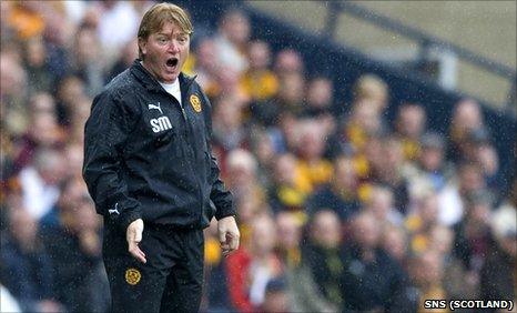 Motherwell manager Stuart McCall