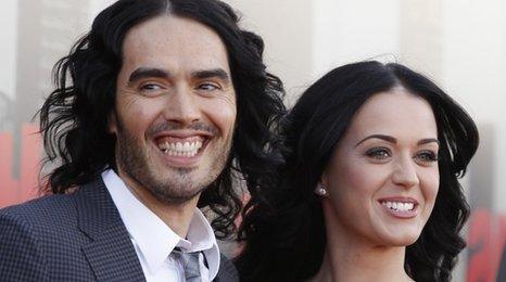 Russell Brand and Katy Perry