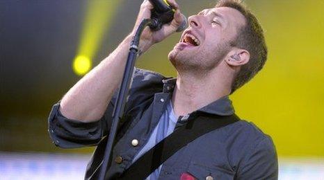 Coldplay's Chris Martin