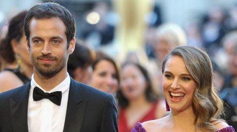 Benjamin Millepied and Natalie Portman