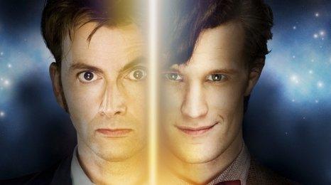 David Tennant and Matt Smith