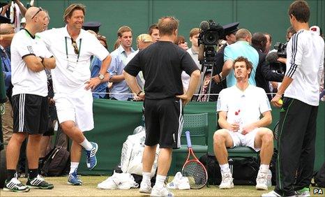 Jez Green, Sven Groeneveld, Matt Little, Andy Murray and Dani Vallverdu