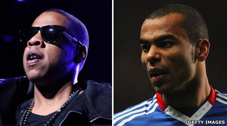 Jay-Z and Ashley Cole