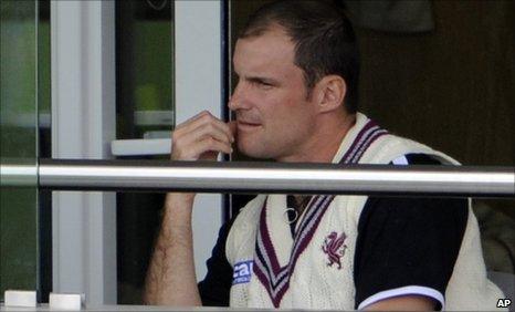 England captain Andrew Strauss