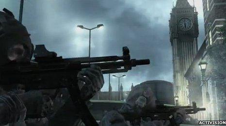 Screen shot of Modern Warfare 3