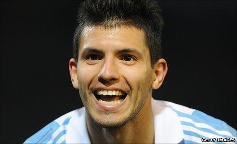 Atletico Madrid and Argentina striker Sergio Aguero