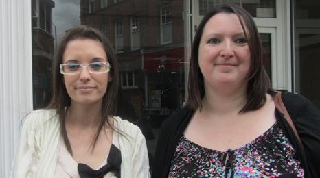 Gemma Keywood and Nicole Blake